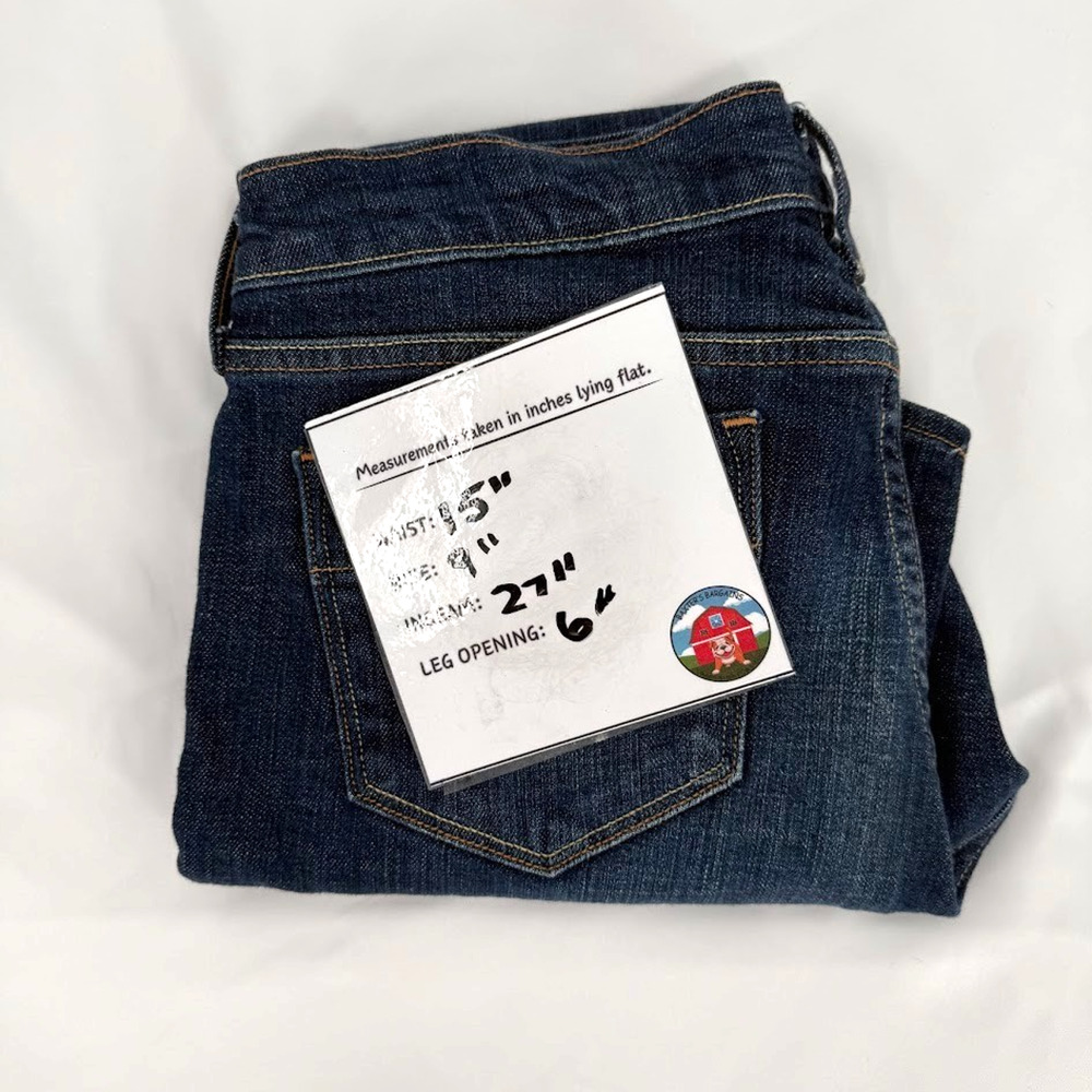 Old Navy Sweetheart Women’s Jeans Size 6 Short Dark Wash Blue Denim - Picture 10 of 10